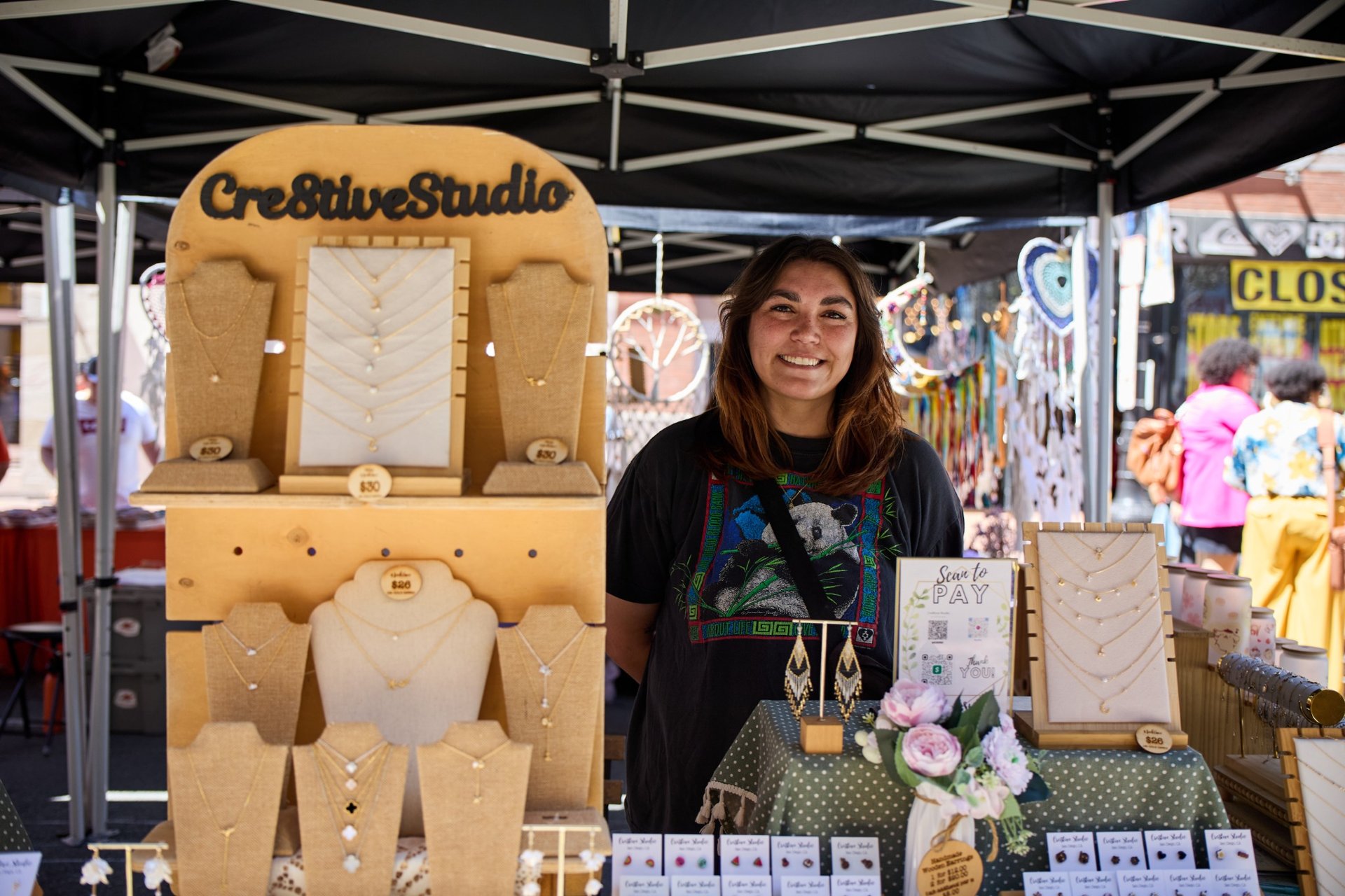 downtown san diego gaslamp quarter sunday gaslamp artisan market