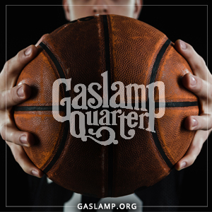 downtown san diego gaslamp quarter basketball