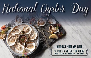 downtown san diego gaslamp quarter national oyster day oceanaire seafood room