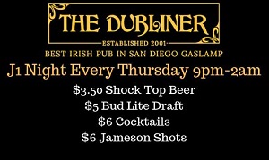 downtown san diego gaslamp quarter things to do dubliner
