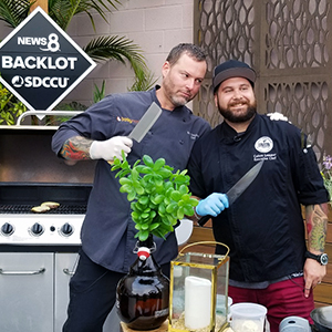 downtown san diego gaslamp quarter food network's chopped executive chef colten union and executive chef kevin barleymash cbs8