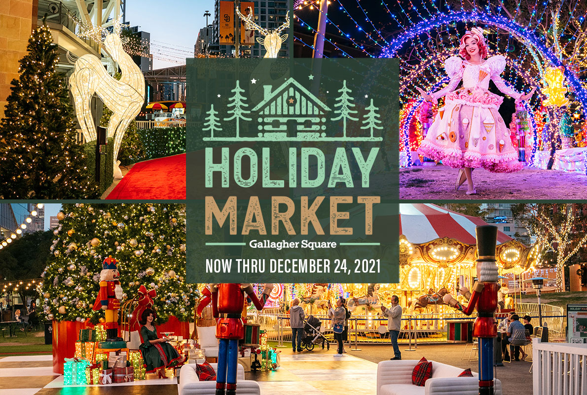 Holiday Market ⋆ Gaslamp Quarter Downtown San Diego
