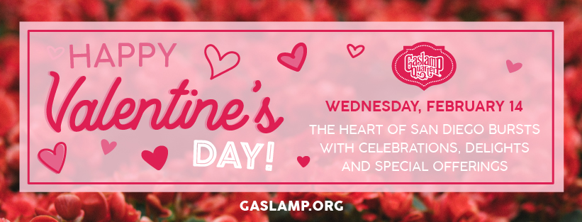 Gaslamp quarter valentines day specials and offers