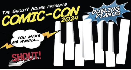the shout house comic con sing a long