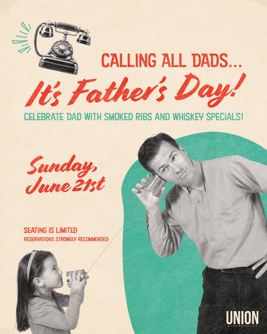 The Shout house Father's day event. for the whole family