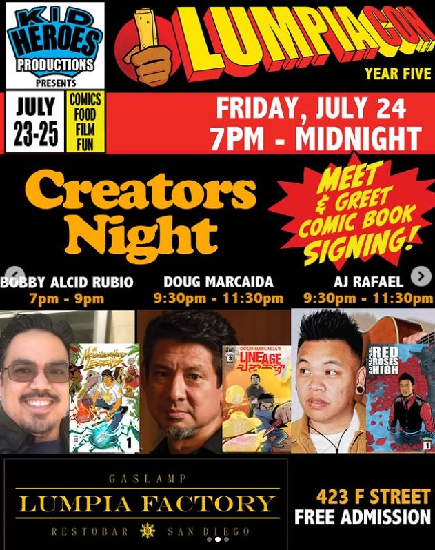 Gaslamp comic con : spill the beans comic con theme specials