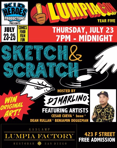 Gaslamp comic con : spill the beans comic con theme specials
